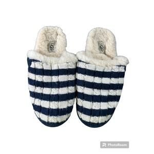 UGG Slippers | Color Blue & Ivory | Size 8